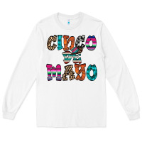 White cinco de mayo Long Sleeve Tee - RacoonDesign