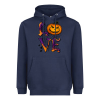 Navy Love Halloween Heavyweight Hoodie - Jasminsmagicworld