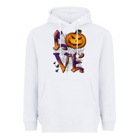 White Love Halloween Heavyweight Hoodie - Jasminsmagicworld