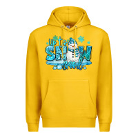 Lemon up to snow good winter snowman Premium Hoodie - MaliasSmallBusiness