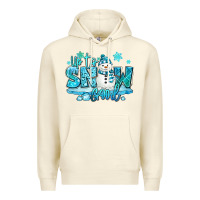 Sandshell up to snow good winter snowman Premium Hoodie - MaliasSmallBusiness
