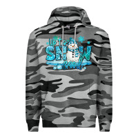 Slate Camo up to snow good winter snowman Premium Hoodie - MaliasSmallBusiness