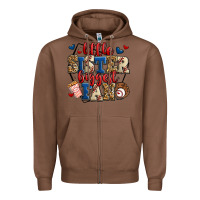 Chestnut little sister biggest fan baseball Zipper Hoodie - Jasminsmagicworld
