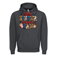 Smoke little sister biggest fan baseball Zipper Hoodie - Jasminsmagicworld
