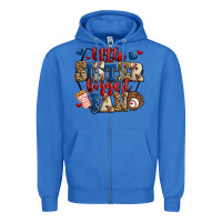 True Royal little sister biggest fan baseball Zipper Hoodie - Jasminsmagicworld