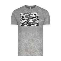 Cloud Rock black and white camouflage Vintage Tee - BarkalooDesign