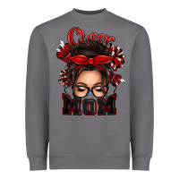Storm cheer mom messy bun Heavyweight Sweatshirt - texasbilliewilder