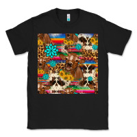Black western sunflower bucket cow seamless pattern Classic Tee - HRA Design Shop