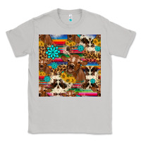 Moon Dust western sunflower bucket cow seamless pattern Classic Tee - HRA Design Shop