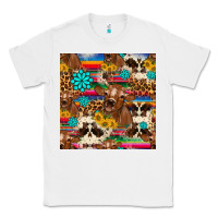 White western sunflower bucket cow seamless pattern Classic Tee - HRA Design Shop