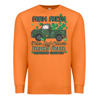 Carrot farm fresh four leaf clovers Premium Sweatshirt - MaliasSmallBusiness