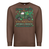 Chestnut farm fresh four leaf clovers Premium Sweatshirt - MaliasSmallBusiness