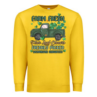 Lemon farm fresh four leaf clovers Premium Sweatshirt - MaliasSmallBusiness
