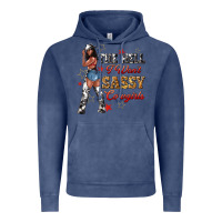Vintage Denim the heel i wont sassy cowgirls Vintage Hoodie - texasbilliewilder