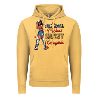 Vintage Mustard the heel i wont sassy cowgirls Vintage Hoodie - texasbilliewilder