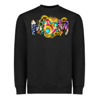 Black mom sunflower Heavyweight Sweatshirt - Zillion Design Studio