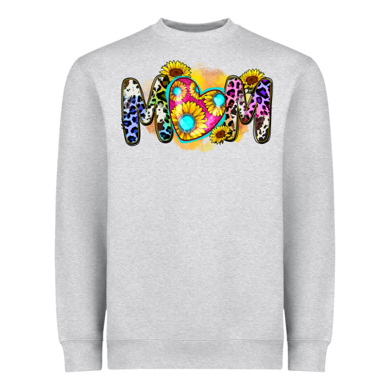 Mom Sunflower Heavyweight Sweatshirt by Zillion Design Studio | Teevron
