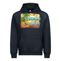 Navy summer vibes sunset and fruits Urban Hoodie - BarkalooDesign