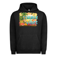 Pigment Black summer vibes sunset and fruits Urban Hoodie - BarkalooDesign