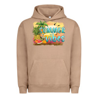 Pigment Burro summer vibes sunset and fruits Urban Hoodie - BarkalooDesign