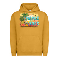 Pigment Peanut Butter summer vibes sunset and fruits Urban Hoodie - BarkalooDesign