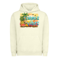 Pigment Pistachio summer vibes sunset and fruits Urban Hoodie - BarkalooDesign