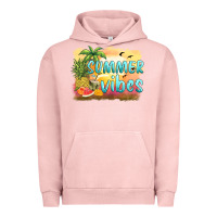 Pigment Salmon summer vibes sunset and fruits Urban Hoodie - BarkalooDesign