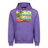 Tulip summer vibes sunset and fruits Urban Hoodie - BarkalooDesign