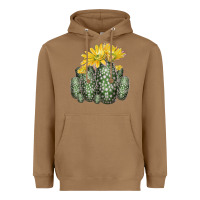 Toasted Coconut texas rainbow cactus Heavyweight Hoodie - LillyAllenDesigns