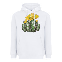 White texas rainbow cactus Heavyweight Hoodie - LillyAllenDesigns