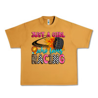 Peanut Butter just a girl who loves racing Urban Heavy Tee - Zillion Design Studio