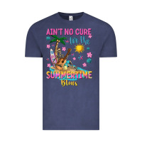 Vintage Denim aint no cure for the summer time blues Vintage Tee - texasbilliewilder