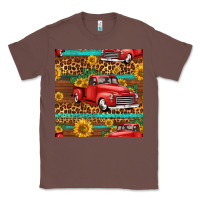 Chestnut western farm truck seamless pattern Classic Tee - HRA Design Shop