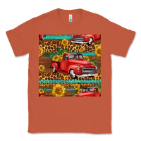 Copper western farm truck seamless pattern Classic Tee - HRA Design Shop