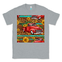 Heather Grey western farm truck seamless pattern Classic Tee - HRA Design Shop
