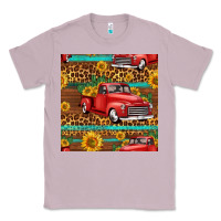 Lilac western farm truck seamless pattern Classic Tee - HRA Design Shop