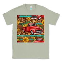Matcha western farm truck seamless pattern Classic Tee - HRA Design Shop