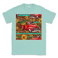 Western Farm Truck Seamless Pattern Classic Tee | Teevron