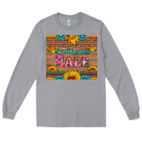 Heather Grey small business babe Long Sleeve Tee - HRA Design Shop