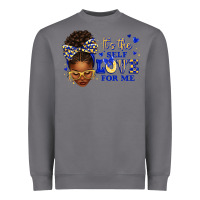 Storm sorority colors blue and gold it's the self love f Heavyweight Sweatshirt - texasbilliewilder