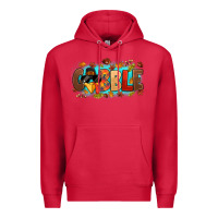 Cardinal gobble with thanksgiving turkeys Premium Hoodie - MaliasSmallBusiness
