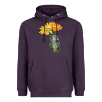 Plum texas rainbow cactus Heavyweight Hoodie - LillyAllenDesigns
