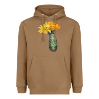 Toasted Coconut texas rainbow cactus Heavyweight Hoodie - LillyAllenDesigns