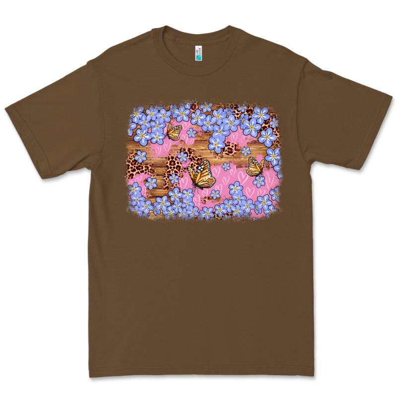 Easter Butterfly Leopard Background Premium Tee by Artiststas | Teevron