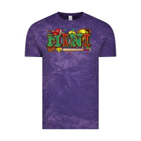 Cloud Purple mini softball Vintage Tee - Zillion Design Studio