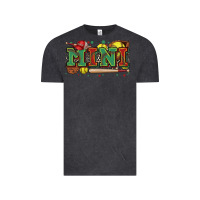 Vintage Black mini softball Vintage Tee - Zillion Design Studio