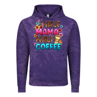Cloud Purple half mama half coffee Vintage Hoodie - Zillion Design Studio