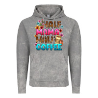 Cloud Rock half mama half coffee Vintage Hoodie - Zillion Design Studio