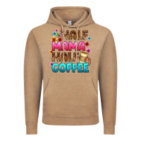 Vintage Coffee half mama half coffee Vintage Hoodie - Zillion Design Studio