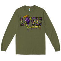 Army Green love summer Long Sleeve Tee - CowhideDigitalArt
